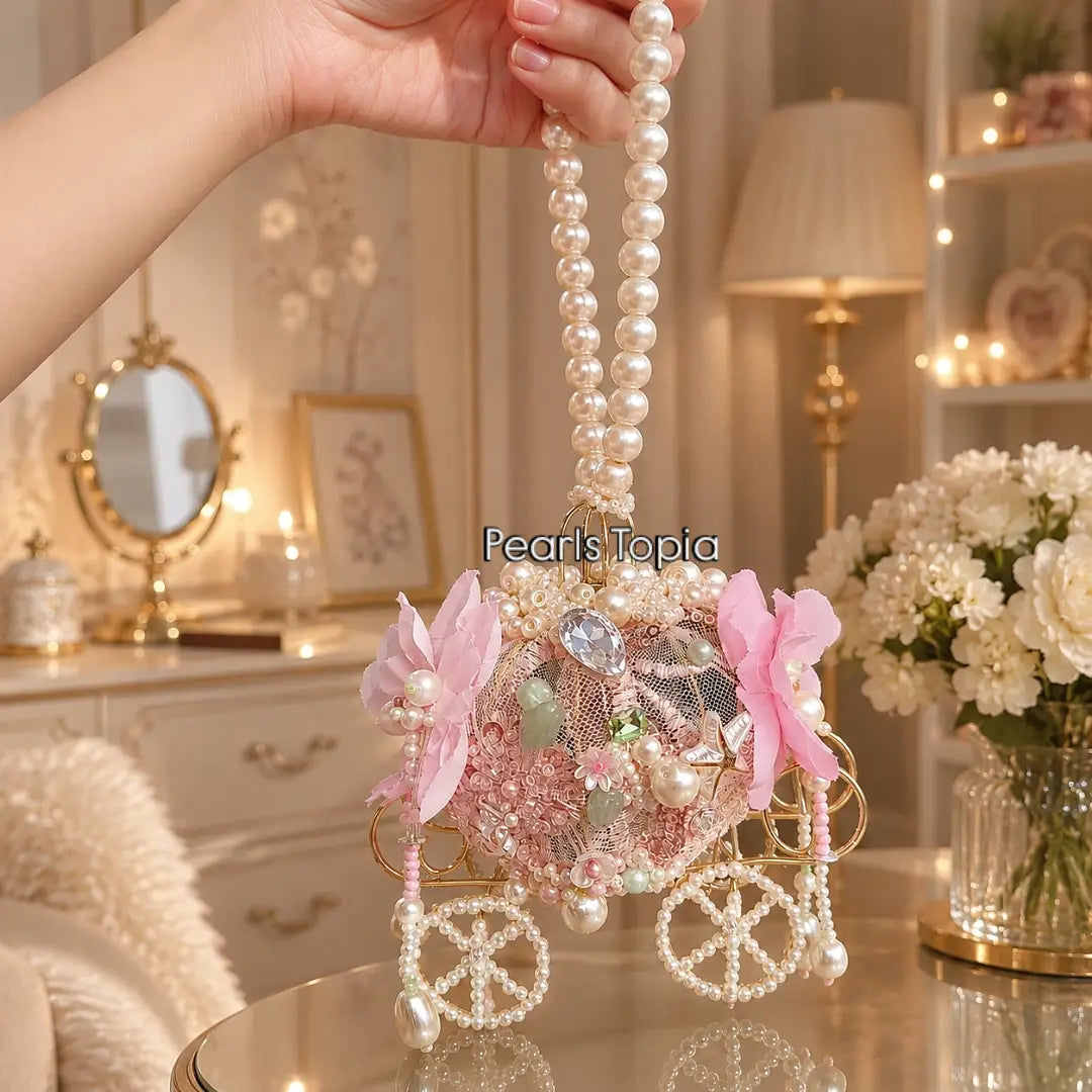 Pink carriage bag