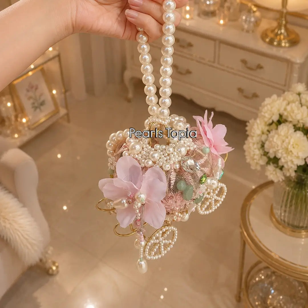 Pink carriage bag
