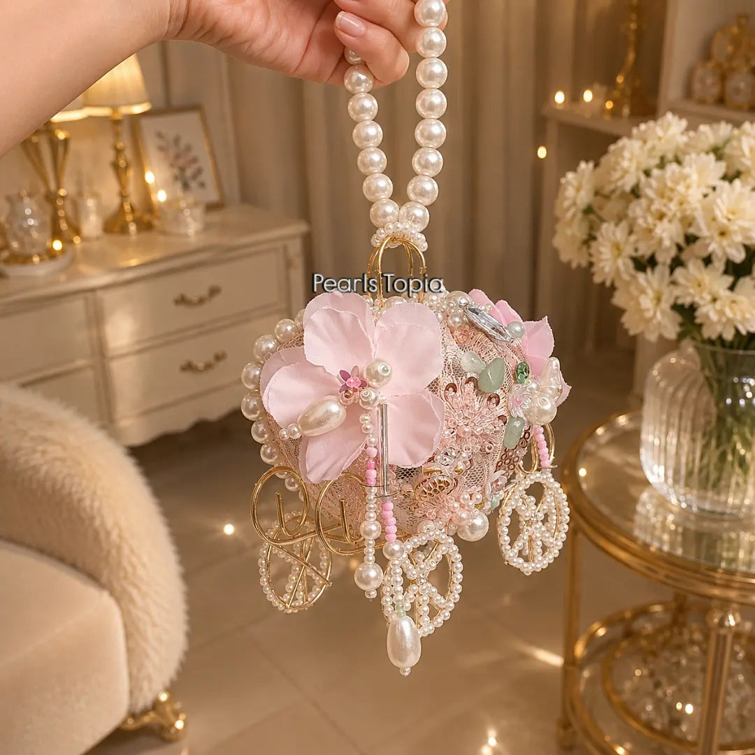 Pink carriage bag