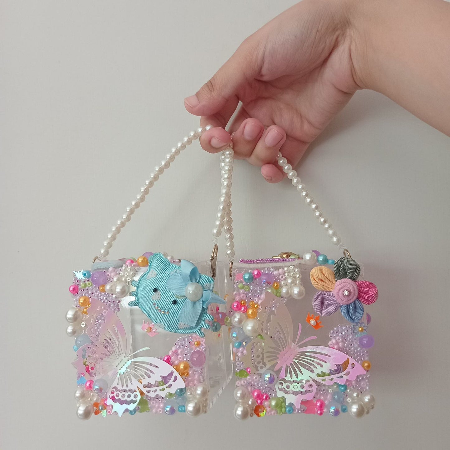 Handmade Kids Butterfly Box Bag