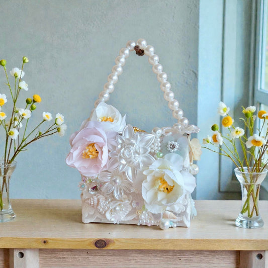 Pearl Blossom Acrylic Bag