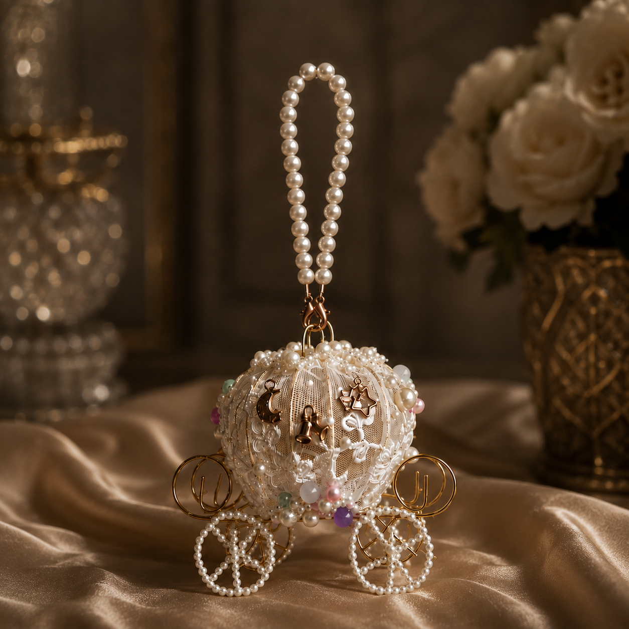 Pink carriage bag
